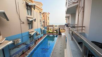 Deluxe Double Room, Partial Sea View | View from room
