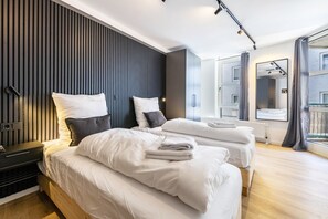 Iron/ironing board, WiFi, bed sheets - 3-2-1meins Röntgen Remscheid – Modern Apartment for Up to 3 Guests (Remscheid)