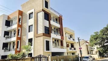 Majoituspaikan julkisivu