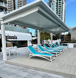 Terrace/patio - Level 38 Ocean-View Apartment, Surfers Paradise (Surfers Paradise)