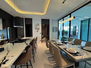 Villa, 5 Bedrooms, Private Pool | Dining room - 5-bed Luxury Villa Pool&jacuzzi 5 Min to Walkingst (Pattaya)