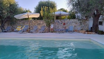 Una piscina riscaldata