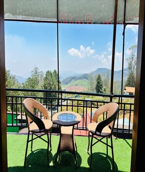 Tradisjonelt studio | Utsikt fra balkong