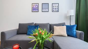 Leilighet – comfort, bakgårdsutsikt | Oppholdsområde