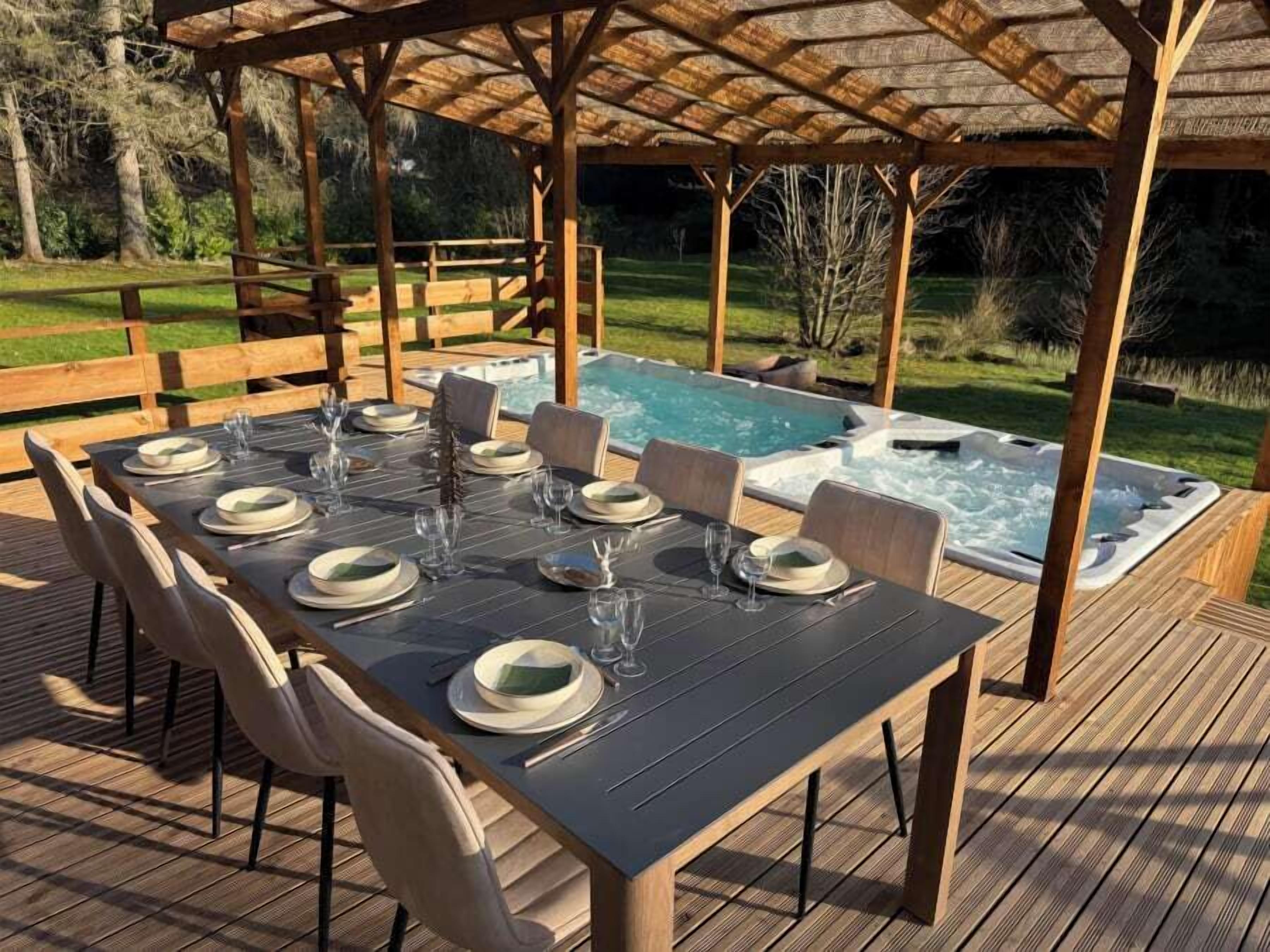 Vila luxo, vista para a montanha | Terraço/pátio