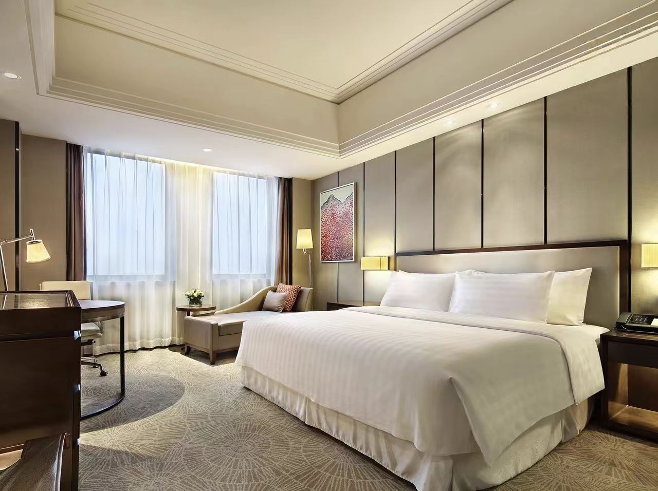 Executive Room, City View | In-room safe, desk, laptop workspace, blackout curtains
