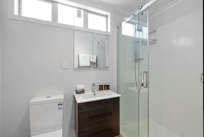 Shower, hair dryer