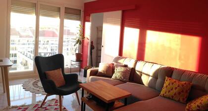 Chambre dans un appartement lumineux proche du centre