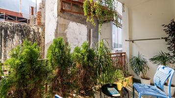 Kamar Double Premium, balkon, pemandangan sungai | Balkon