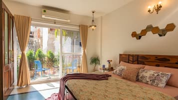 Premium Double Room, Balcony, River View | Air conditioning