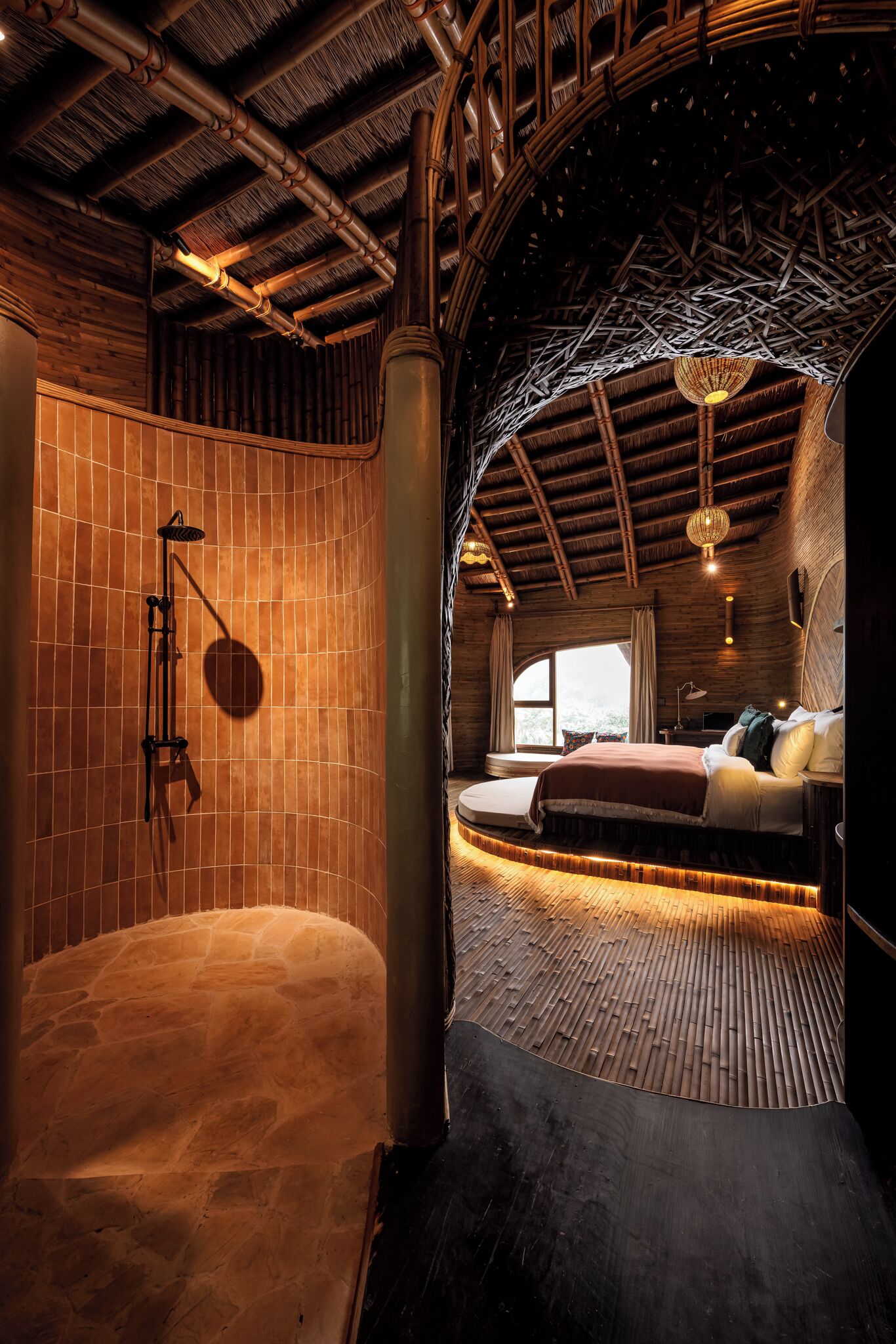 Hair dryer, slippers, towels, soap