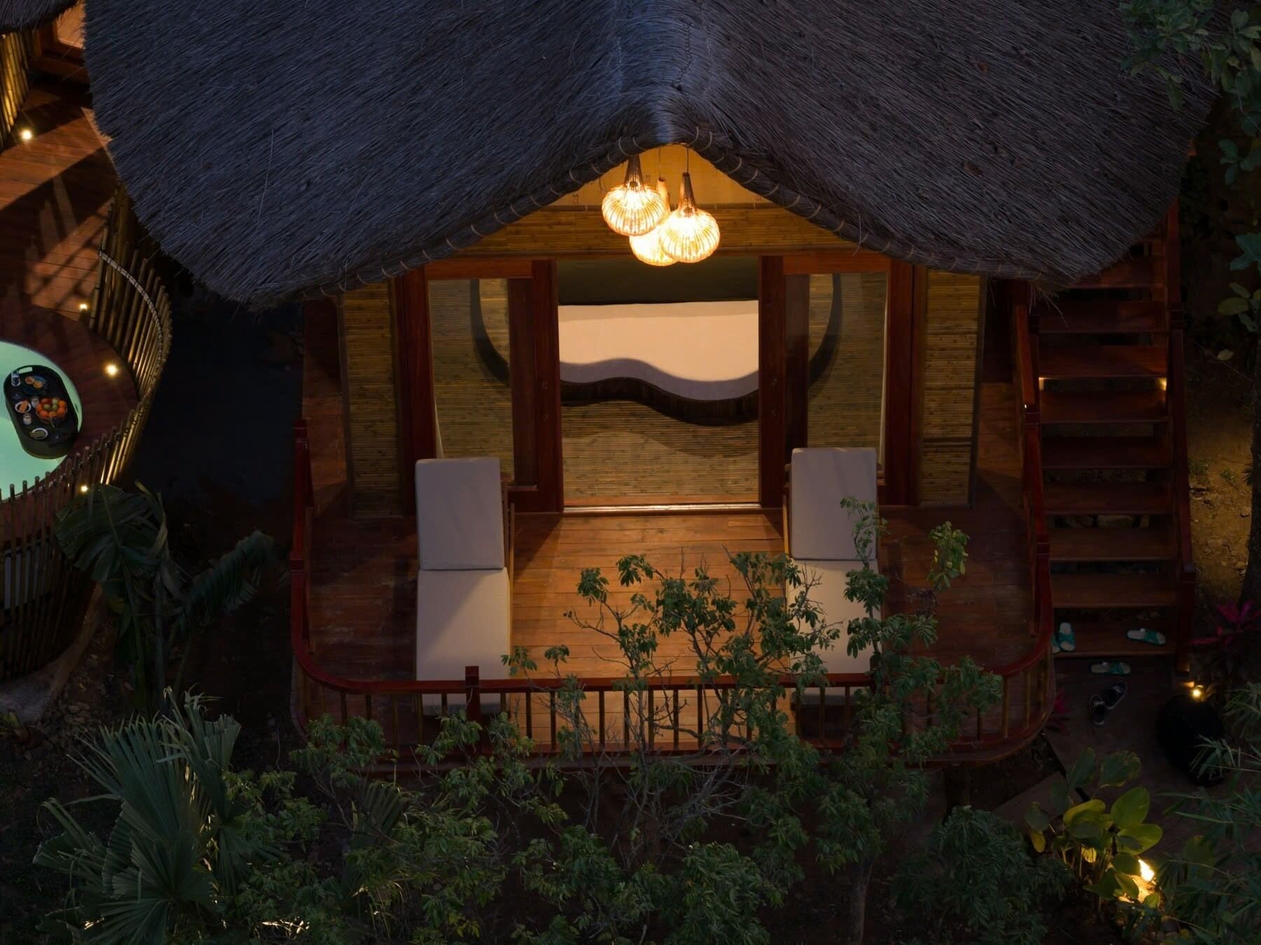 Superior-huvila, vuoristonäköala | Ulkoruokailutilat