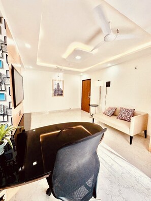 Apartment | Living area - Luxury 1401 Pixiestays With Free Parking (Mumbai)