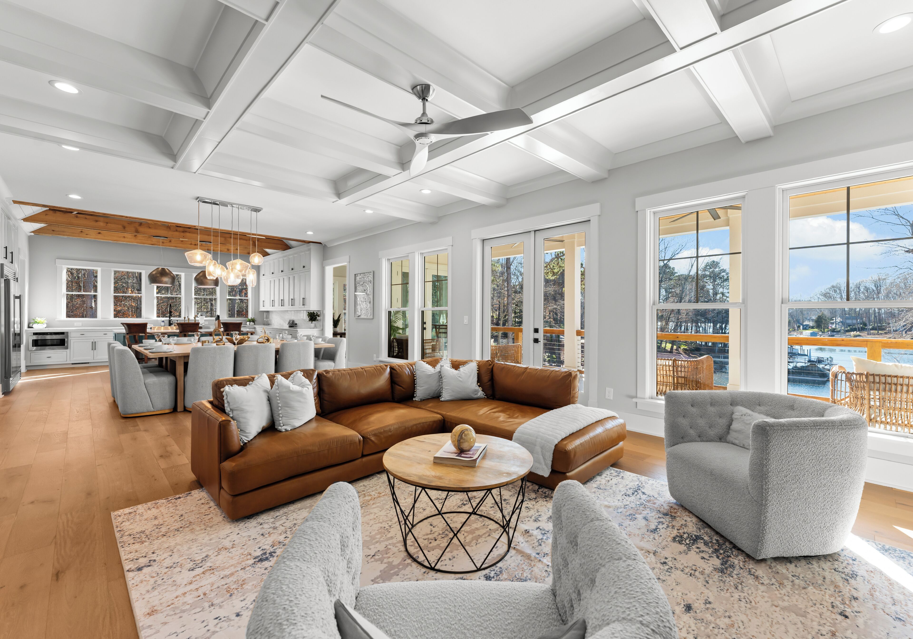 Smart TV, fireplace, video games