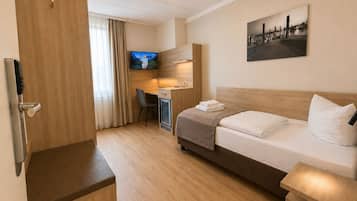 Habitació individual estàndard | Caixa forta a l'habitació, wifi gratuïta i roba de llit