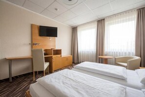 Deluxe tweepersoonskamer | Een kluis op de kamer, gratis wifi