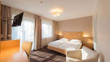 Een kluis op de kamer, gratis wifi