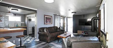 Living room viewed from front door