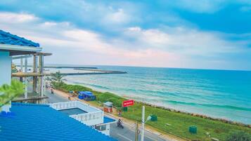 Vista a la playa o el mar