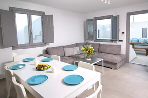 Dining - My Rental Homes - Maison Nica with heated Jacuzzi on a panoramic terrace (Fira)