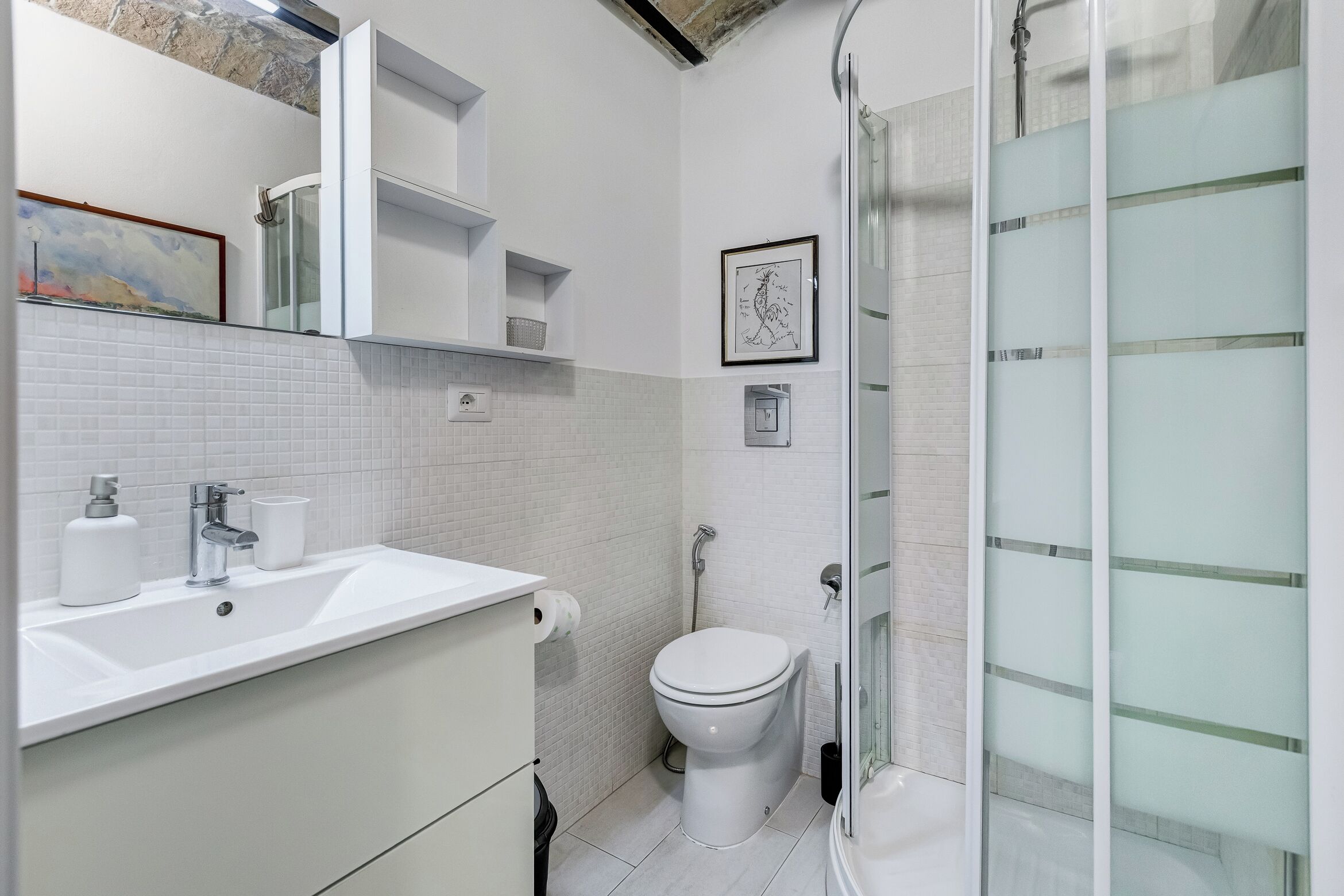 Duplex, 1 Queen Bed, Patio, Courtyard View | Bathroom