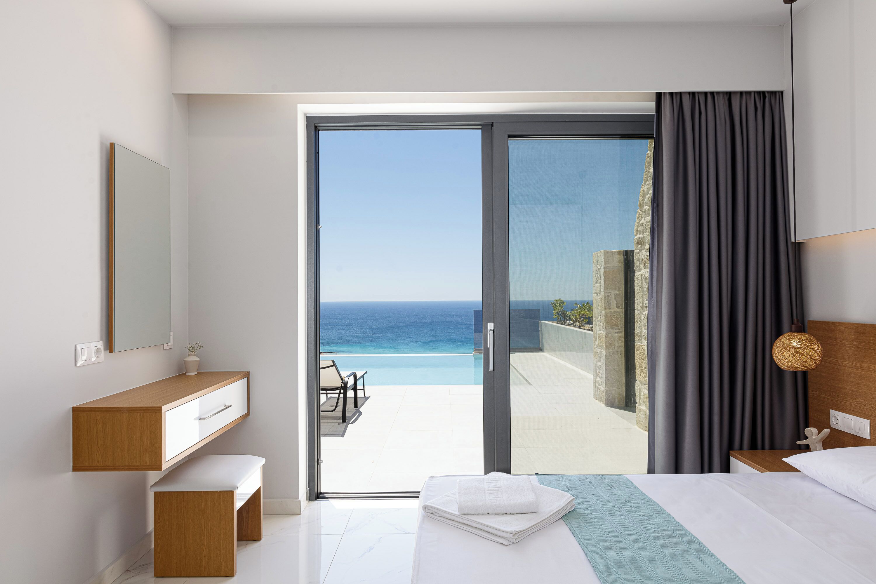 Deluxe Villa, 2 Bedrooms, Private Pool, Sea View (NISOS)