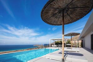 Deluxe Villa, 2 Bedrooms, Private Pool, Sea View (ERATO) | Pool