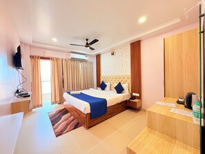 Deluxe Double Room | Desk, free WiFi - New Beach Resort Puri (Brahmagiri)