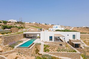 Exterior - Villa Achille with sea view - My Rental Homes (Mykonos)