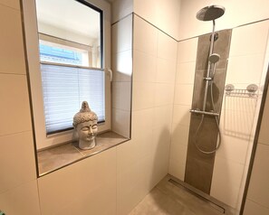 Shower, hair dryer - Moin and welcome to Apartment Küstenglück! (Dangast)