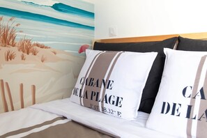 Bed sheets - Petit Bijou in the heart of Agde's port center (Agde)