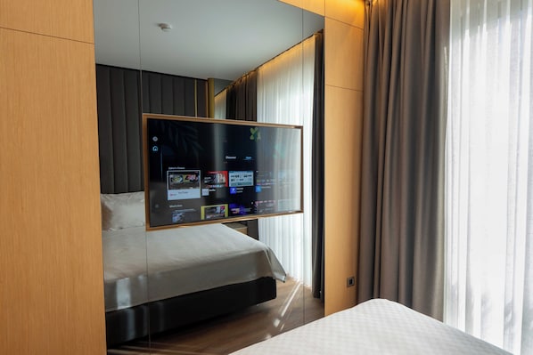 Kahden hengen standard-huone | Tallelokero huoneessa, ilmainen Wi-Fi