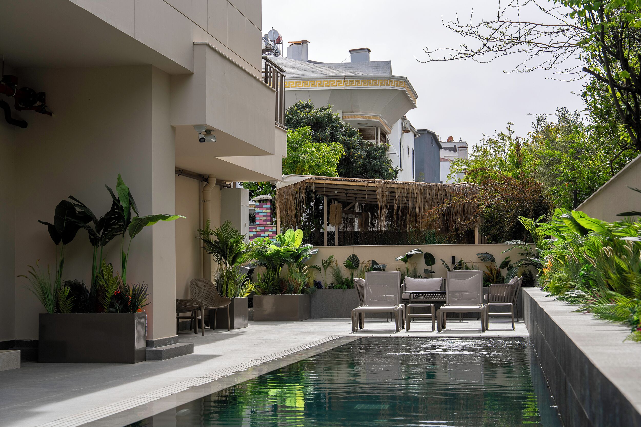 Seasonal outdoor pool