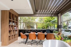 Sala de estar en el lobby