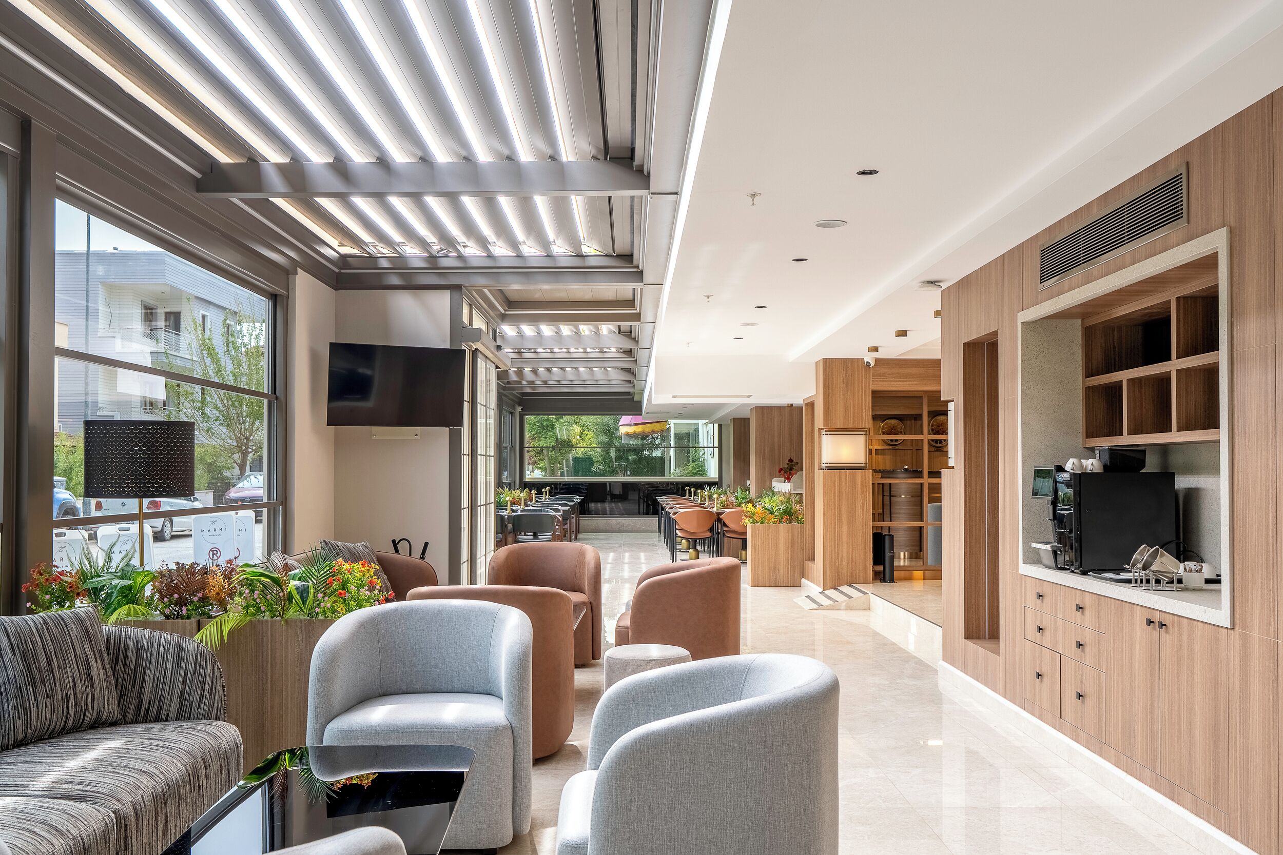 Lobby sitting area