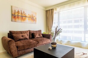 Living area - Misty spring Westlands Nairobi1 bedroom fully equipped gym and rooftop pool (Nairobi)