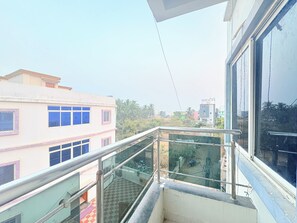 Deluxe Double Room, City View | View from room - Bay inn Puri (Brahmagiri)