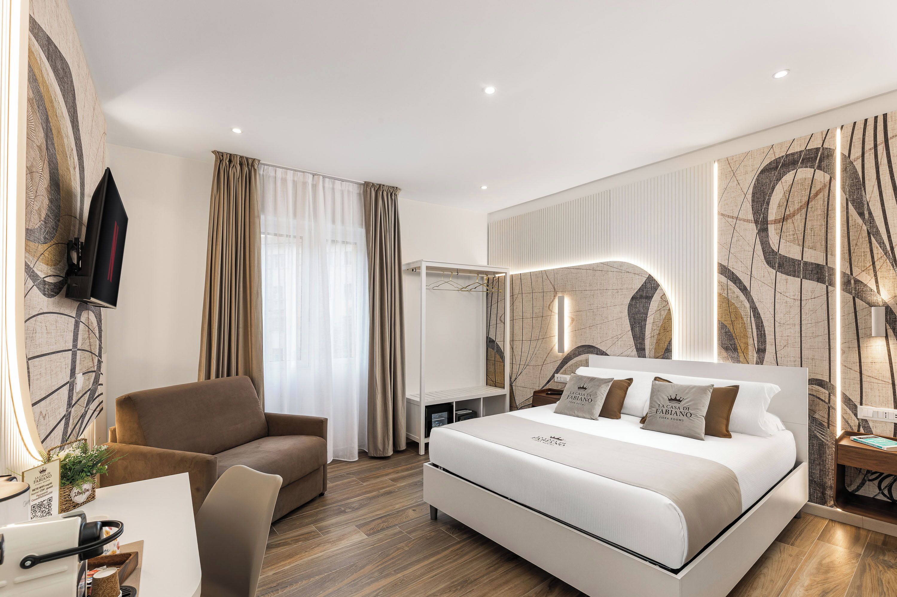 Deluxe Double Room, City View | Premium bedding, down comforters, memory foam beds, in-room safe