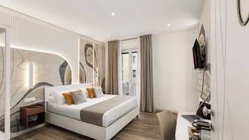 Superior-Doppelzimmer, Balkon, Stadtblick