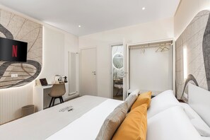 Chambre Double Supérieure, balcon, vue ville
