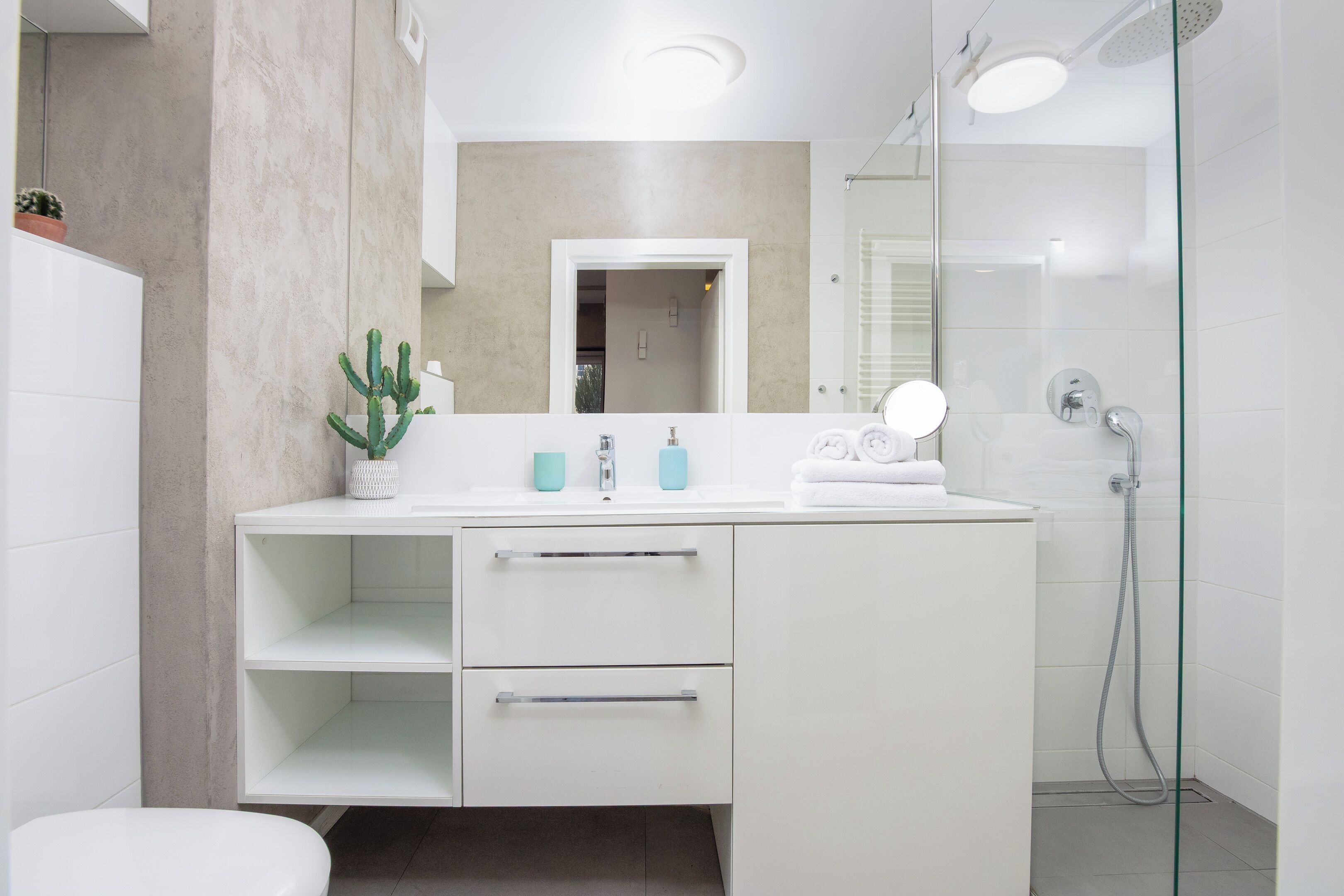 Apartament (2) | Bathroom | Shower, towels