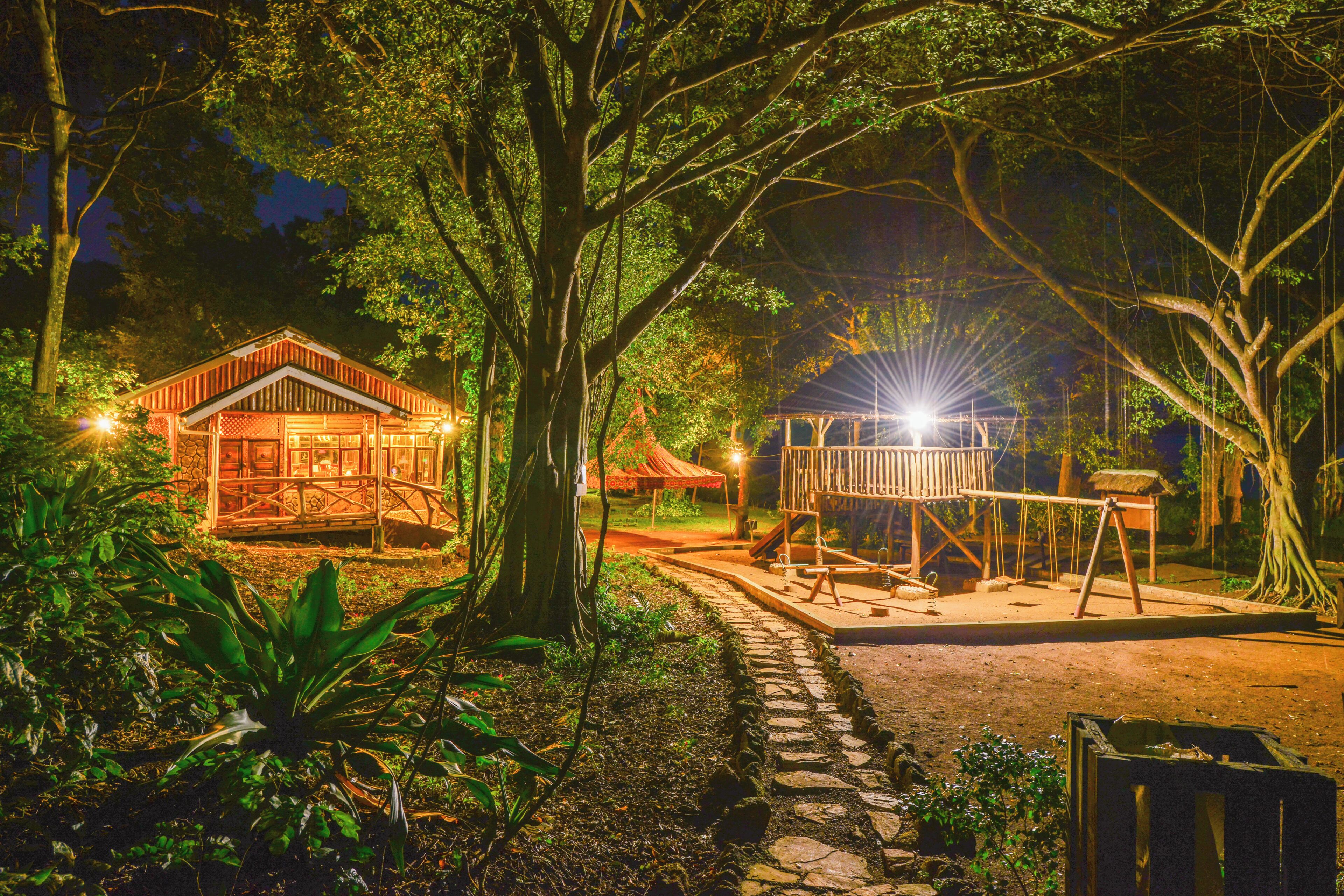 Außen-Kinderspielplatz