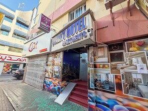 Majoituspaikan julkisivu