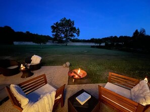 Deluxe Double Room, Garden View | Terrace/patio - Maison Longue (Vendresse)