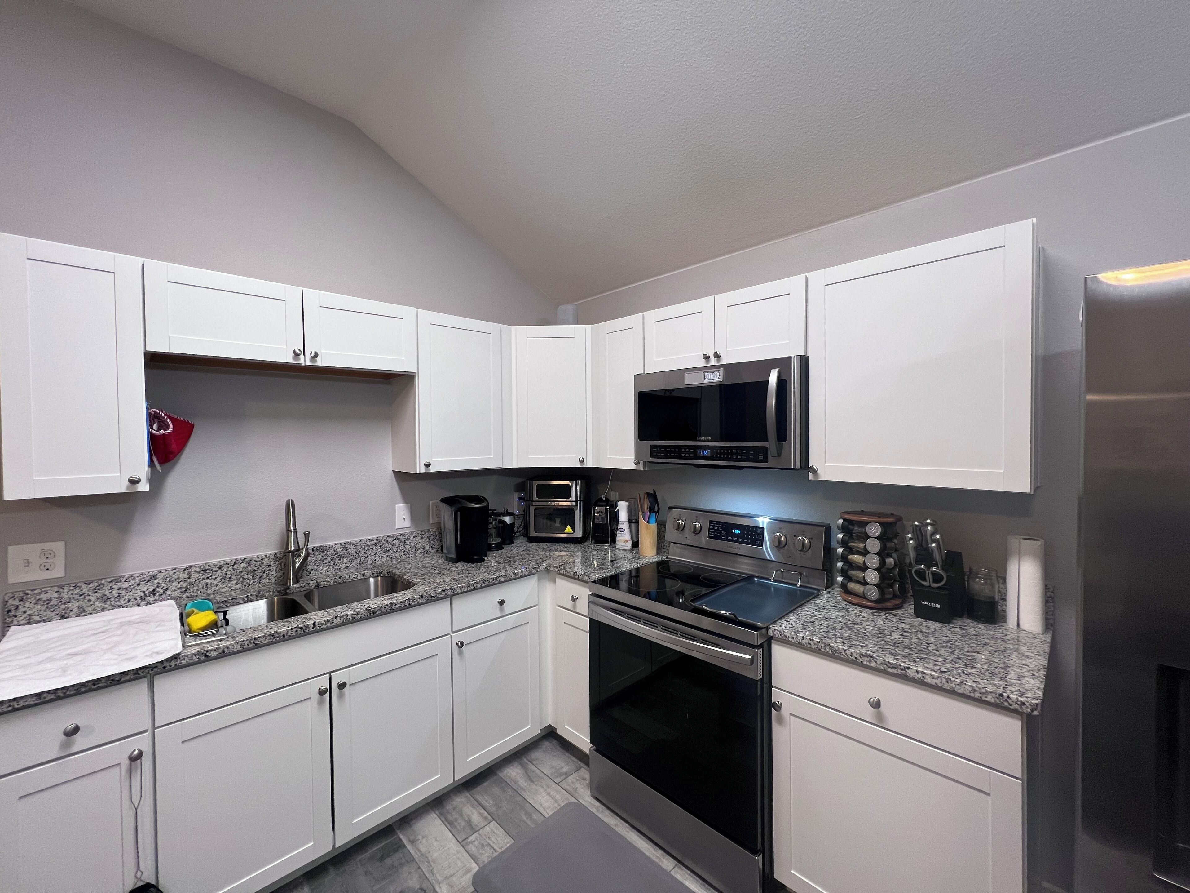 Microwave, oven, stovetop