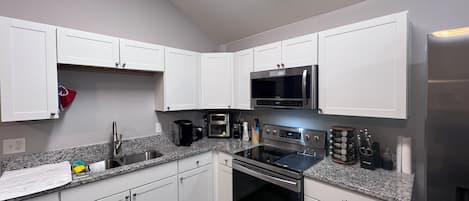 Microwave, oven, stovetop