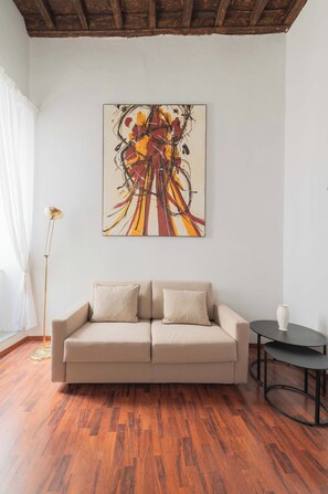 Living area - Nosdom Properties - Piazza Navona Design Apartment (Roma)