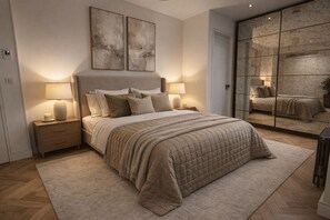 Iron/ironing board, Internet, bed sheets - Luxury Sanctuary in Covent Garden | 3 Beds, AC, Wi-Fi (London)