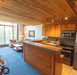 Private kitchen - Snowbird Iron Blosam Loft Suite, slope side, mtn view, full kitchen, fireplace (Sandy)