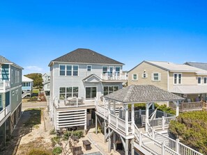 Exterior - Experience beachfront luxury at the Resolute, a spacious 4-bedroom escape in Oak Island. (Oak Island)